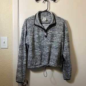 PINK GREY BLACK AND WHITE SWEATER SIZE SMALL